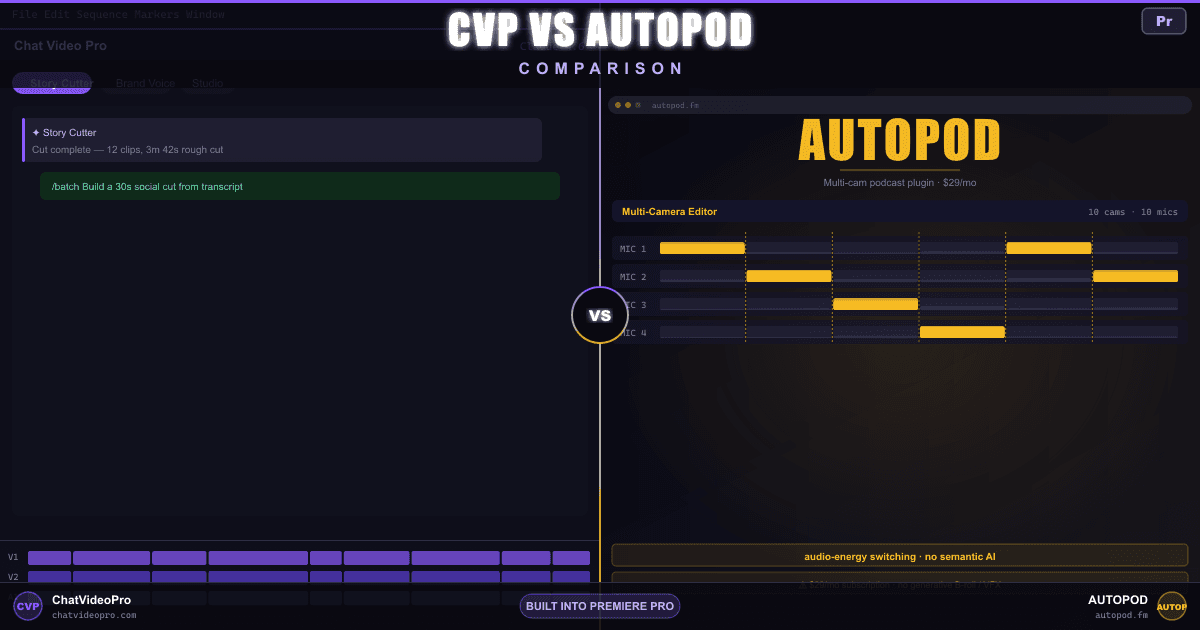 Chat Video Pro vs AutoPod comparison thumbnail